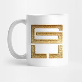 Hyogo Prefecture Symbol in Gold Faux Mug